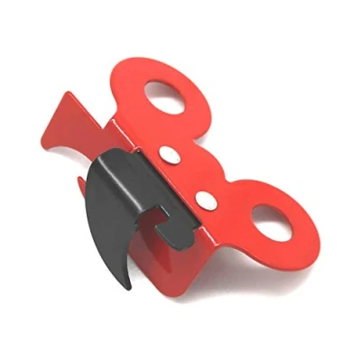Afbeelding van Fackelmann Presto 00888 handmatige blikopener, 2 in 1 vlinderblikopener, roestvrij staal, rood, 7,3 x 4,5 2,5 cm