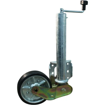 Afbeelding van Steunwiel automatisch opklapbaar 200 x 60mm Ø60mm Novio Neuswielen &amp; Klemmen BouwmanAanhangwagens.nl