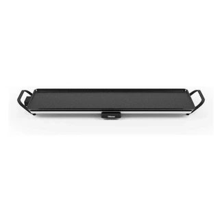 Afbeelding van Grillplaat Tristar BP 2669 Tafelgrill XL 90 x 23 cm voor binnen en buiten BPA Free Gourmet bakplaat op tafel 10 personen Met regelbare thermostaat Anti aanbaklaag Zwart