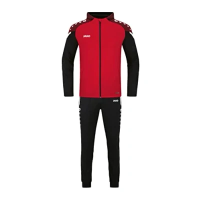 Afbeelding van Jako Performance Vrijetijdspak Met Kap Heren Rood / Zwart Maat: L