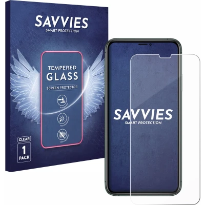 Afbeelding van Savvies Glas Screenprotector voor Apple iPhone 11 Pro Max Gehard Beschermglas 9H