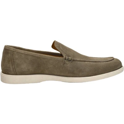 Afbeelding van SUB55 Mocassins, Heren, Maat: 42, Taupe Veloursleer