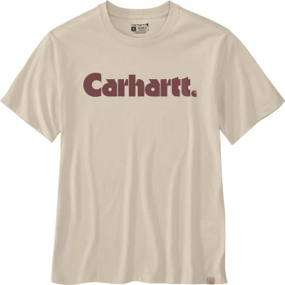Afbeelding van Carhartt T shirt 107046 met borstlogo wit/beige mt. L