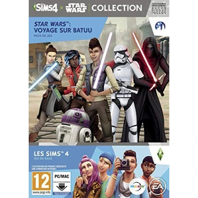 Afbeelding van De Sims 4 + Star Wars Reis naar Batuu (GP9) Bundle PCWin Videospel, code in een doos, Frans