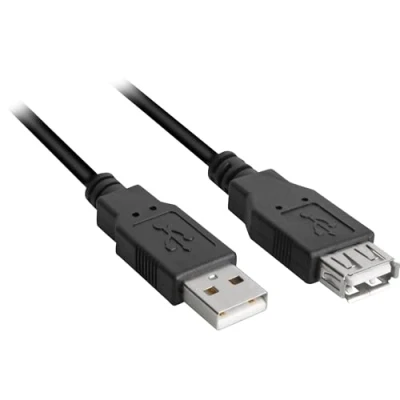 Afbeelding van Sharkoon USB A 2.0 Verlengkabel 0.5 Meter