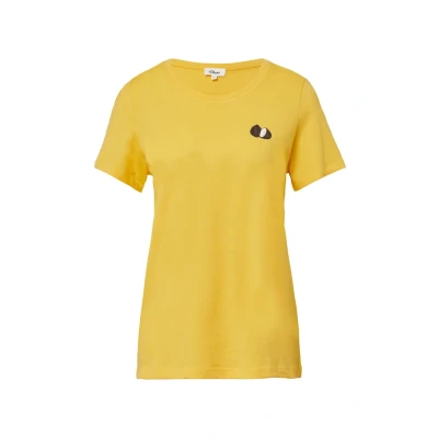 Afbeelding van s.Oliver Dames t shirt Maat XXL Vrouwen 13D0 YELLOW