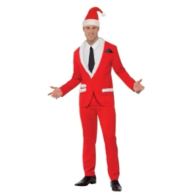 Afbeelding van &quot;Kerstmanpak voor volwassenen Verkleedkleding Medium&quot;