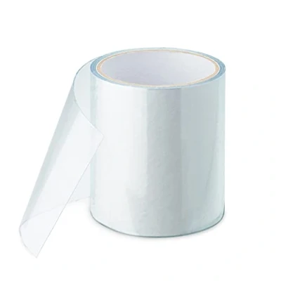 Afbeelding van FALINGO Onderwater plakband, afdichtband, reparatietape voor zwembad, tent, dekzeil, dakgoot, rubberboot, 10 cm x 150 transparant, acrylaatlijm