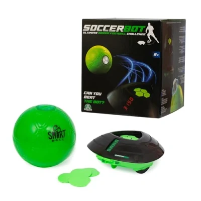 Image de Soccer Bot Smart Ball, Robot entraineur de Football en intérieur, Solo ou Multijoueurs, A parir 3 Ans, MR100, Noir, Medium