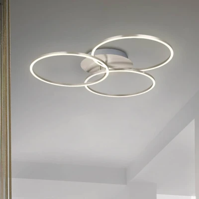Afbeelding van BRILONER FRAME LED plafondlamp traploos dimbaar spot draaibaar via schakelaar memory functie warm wit 3000K IP20