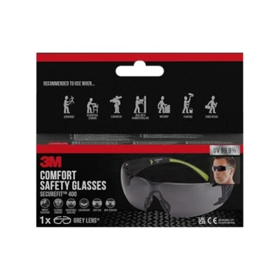 Afbeelding van Veiligheidsbril 3M SecureFit grijs getint UV stralingsweerstand