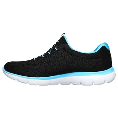 Afbeelding van Skechers Cosmic View Solar zekering, damessneakers, zwart turquoise