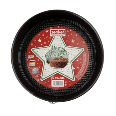 Afbeelding van springvorm 26 cm promotie, runde Rugvorm, Stahlblech mit Antihaftbeschichtung
