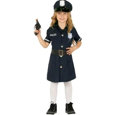 Afbeelding van Fiestas Guirca Jurk Politie 5 6 jaar