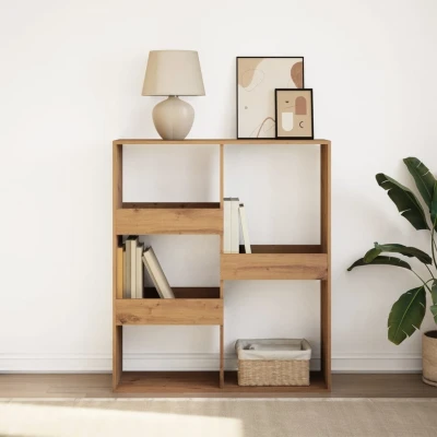 Afbeelding van vidaXL Boekenkast / kamerscherm 100x33x115 cm artisanaal eikenkleurig