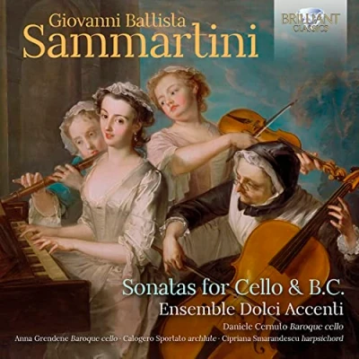 Afbeelding van Ensemble Dolci Accenti Sammartini: Sonatas For Cello &amp; B.C. (CD)