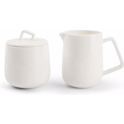 Afbeelding van Melkkan en suikerpot 14cl Studio White SP33071