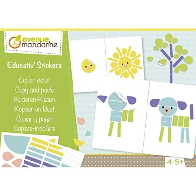 Image de Kit créatif éducatif Copier coller gommettes