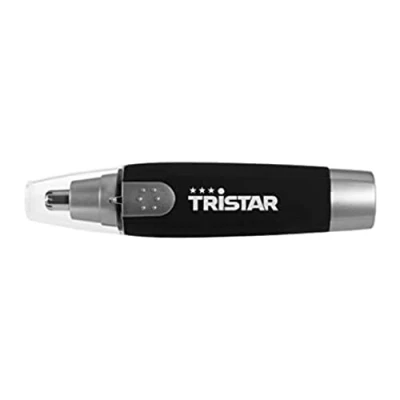 Afbeelding van Tristar Neus en oortrimmer TR 2587 Draadloos Rubberen handgrip Zwart/RVS