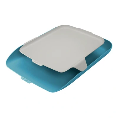 Image de LEITZ Corbeille à courrier Cosy avec organisateur, A4, bleu
