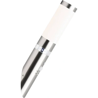 Afbeelding van Brilliant Bole G46798/82 Buitenlamp met bewegingsmelder (wand) Halogeen E27 60 W RVS