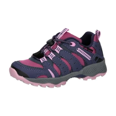 Afbeelding van LICO Fremont Sneakers laag voor kinderen, Maat: 37, Bordeaux/violet/rose Textiel/ synthetisch