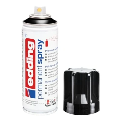 Image de edding Premium 5200 peinture en spray acrylique glossy traffic red 200 ml