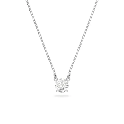 Afbeelding van Swarovski Attract Necklace Ketting silvercoloured, Dames, Maat: One Size, Silver coloured