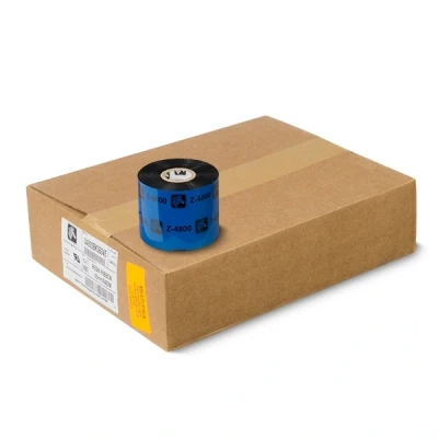 Image de Zebra 4800 Resin 1 noir recharge ruban d&#039;encre d&#039;imprimante (transfert thermique)