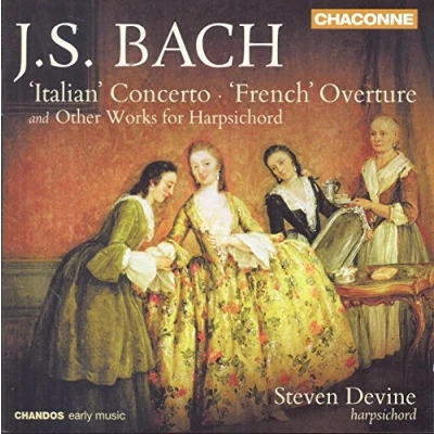 Afbeelding van Steven Devine Italian Concerto, French Overture (CD)