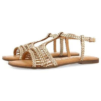 Afbeelding van Gioseppo Icarai Sandalen, Dames, Maat: 38, Oro Schaapsleer
