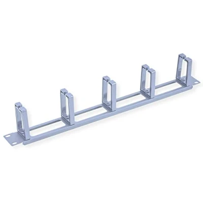 Afbeelding van VALUE 19&quot; frontpaneel, 5 kabelogen type C, kabeldoorvoer, grijs