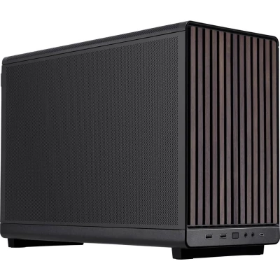 Afbeelding van Lian Li A3 mATX Wooden Edition Minitowermodel zwart, bruin