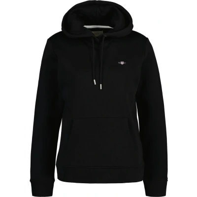 Afbeelding van GANT Hoodie, Dames, Maat: Large, Black