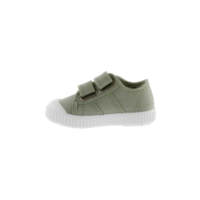 Afbeelding van Victoria Shoes Basket Tiras Babyschoenen voor kinderen, Maat: 22, Green Textiel