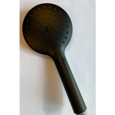 Afbeelding van SB Rubinetterie Universale handdouche mat zwart met 3 straalsoorten 11cm 1208954616