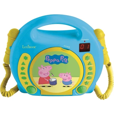 Afbeelding van Peppa Pig Draagbare CD Speler met 2 Microfooons 3380743057927