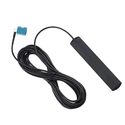Afbeelding van eMagTech FM radioantenne DAB voor de auto, Fakra Z adapter, zelfklevende montage HD autoradio, stereo autoradio in dashboard, multimedia cd speler
