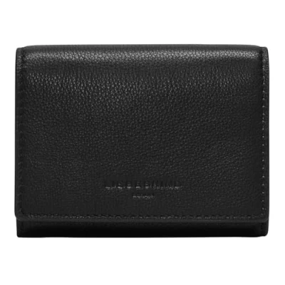 Afbeelding van LIEBESKIND BERLIN Portemonnee LOU 2 3D Leather Louisa Wallet Black Zwart