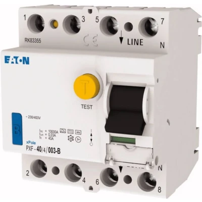 Afbeelding van Eaton 300299 PXF 40/4/003 B Aardlekschakelaar voor AC/DC 4 polig 40 A 0.03 230 V, 400 V
