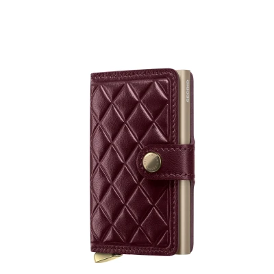 Afbeelding van Secrid Miniwallet Emboss Diamond bordeaux
