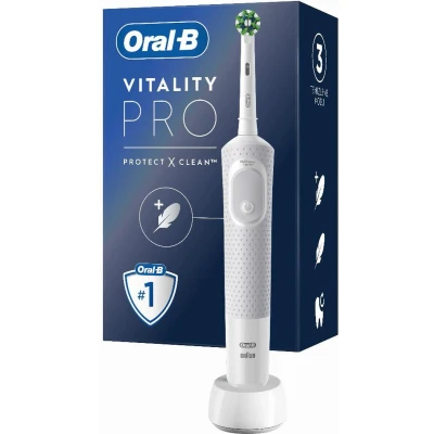 Afbeelding van Oral B Vitality Pro X Clean Elektrische Tandenborstel Wit