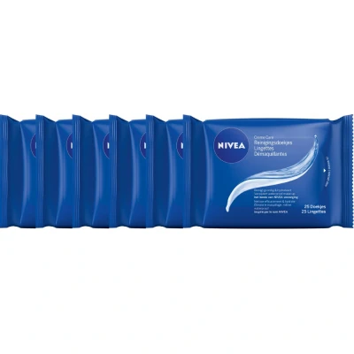 Afbeelding van Nivea Creme Care Reinigingsdoekjes Voordeelverpakking 6x25 Stuks