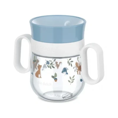 Afbeelding van Mepal Mio 360 drinkbeker 200 ml Makkelijk vast te houden Kinderservies Forest Friends