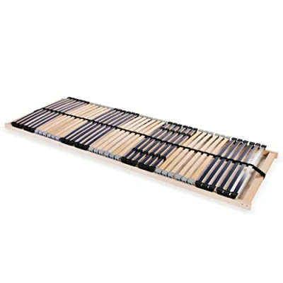 Image de vidaXL Sommier à lattes sans matelas avec 42 7 zones 90x200 cm246475