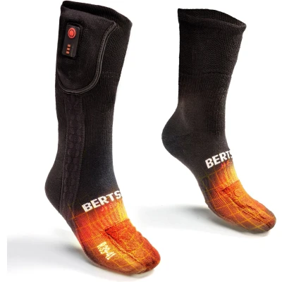 Afbeelding van Chaussettes chauffantes rechargeables par USB thermiques pour randonnée, ski et hiver 3 niveaux de chauffage, unisexe, Hiking Edition (3000 mAh, 42 44)