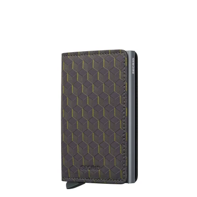Afbeelding van Secrid Slimwallet Optical grey yellow