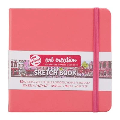 Afbeelding van Schetsboek Talens Art Creation zwart 12x12cm 140gr 80vel