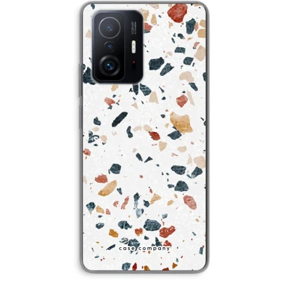 Afbeelding van Case Company® hoesje geschikt voor Xiaomi 11T Terrazzo N4 Soft Cover Telefoonhoesje Bescherming aan alle Kanten en Schermrand