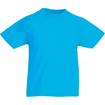 Afbeelding van Fruit Of The Loom Originele T shirt met korte mouwen voor kinderen / kinder (Azure Blauw)